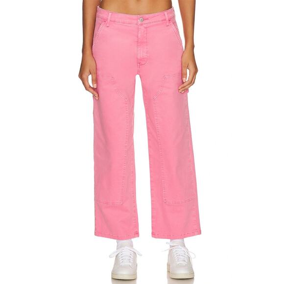 pistola Denim - Pistola Ashton Straight Leg Carpenter Jeans in Pink Punch Size 28